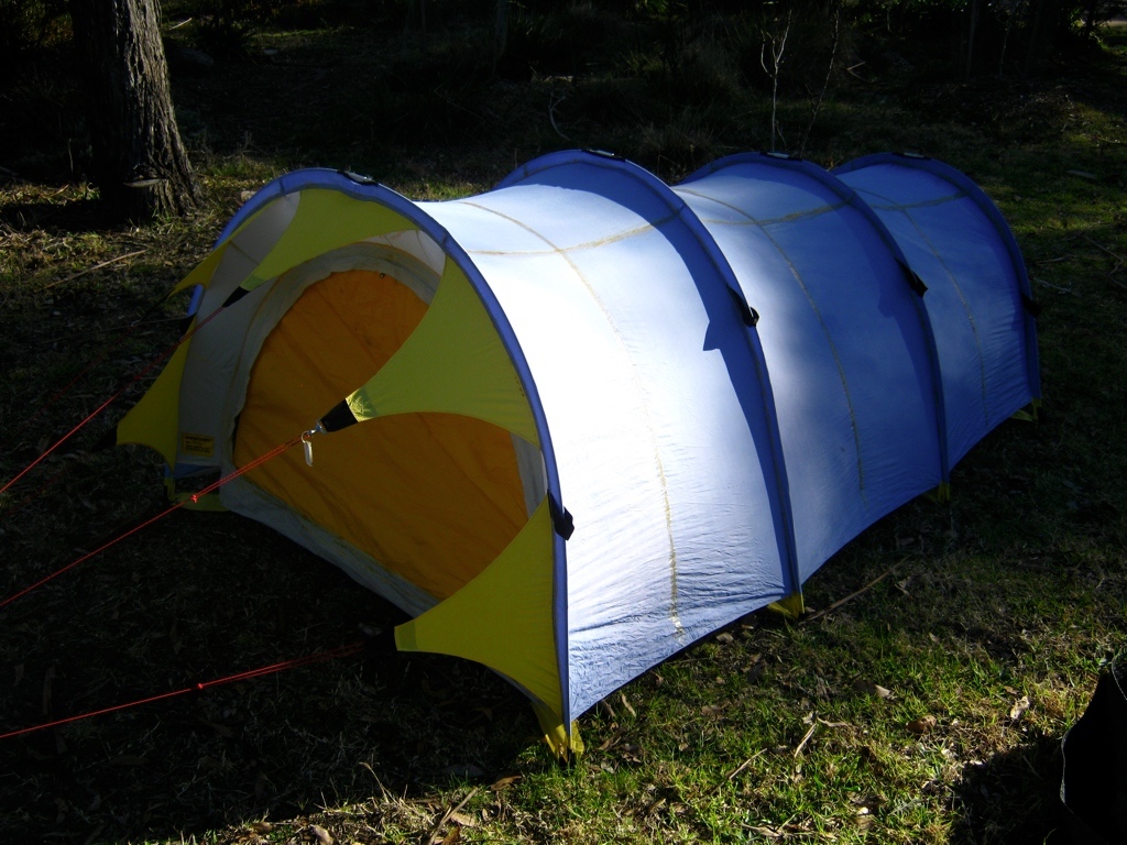 Early Winters outdoor gear company's OMNIPOTENT tent,Seattle, Washington USA