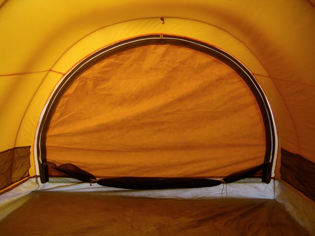 Early Winters outdoor gear company's OMNIPOTENT tent,Seattle, Washington USA